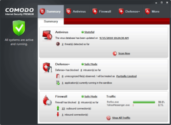 Comodo Firewall screenshot