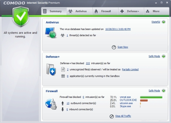 Comodo Firewall screenshot