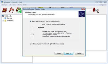 Comodo i-Vault screenshot