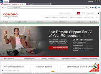 Comodo IceDragon screenshot