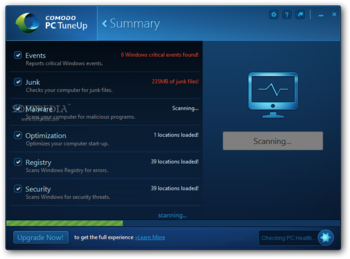 Comodo PC TuneUp screenshot 2