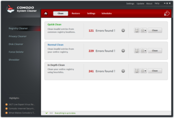 Comodo System-Cleaner screenshot 2