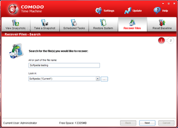 Comodo Time Machine screenshot 6