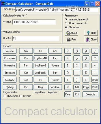 Compact Calculator - CompactCalc screenshot 2