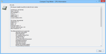 Compact Tray Meter screenshot