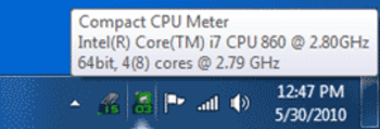 Compact Tray Meter screenshot