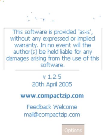 CompactZIP screenshot 2