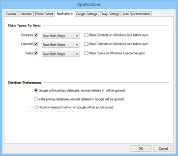 CompanionLink for Outlook.com / Windows Live screenshot 7