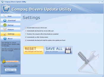 Compaq Drivers Update Utility screenshot 3