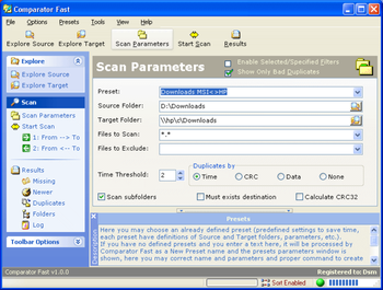 Comparator Fast screenshot