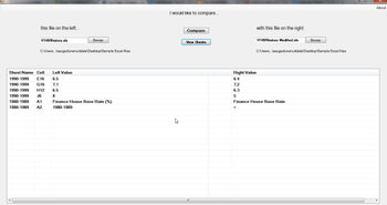 Compare Excel Files screenshot 2