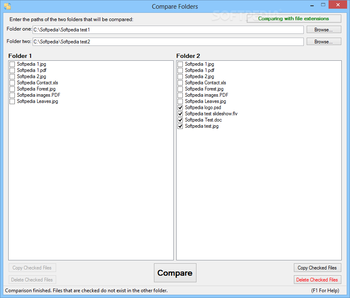 Compare Folders screenshot