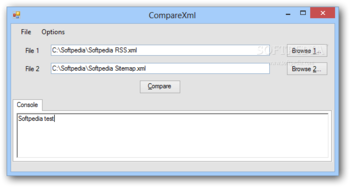 CompareXml screenshot