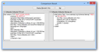 CompareXml screenshot 2