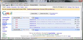 Compass Universal Mail Client screenshot