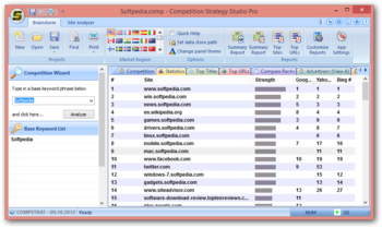 Competition Strategy Studio Pro screenshot