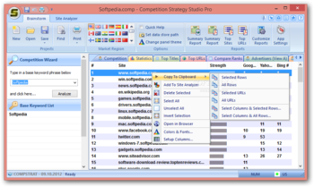 Competition Strategy Studio Pro screenshot 2