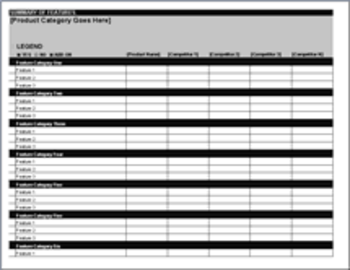 Competitive Matrix Feature Chart screenshot 3