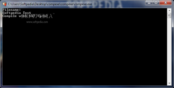 Compile EXE screenshot