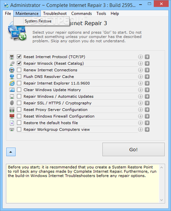 Complete Internet Repair screenshot 3