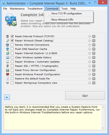 Complete Internet Repair screenshot 5