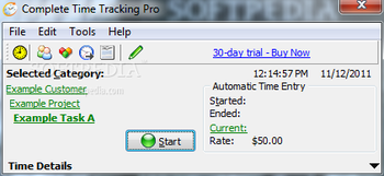 Complete Time Tracking Professional screenshot 2