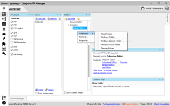CompleteFTP screenshot 2
