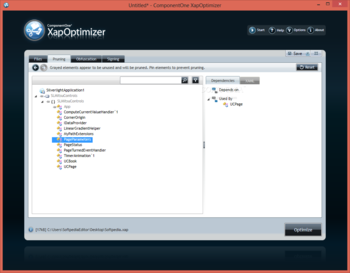 ComponentOne XapOptimizer screenshot 3