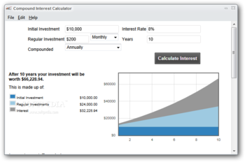 Compound Interest Calculator screenshot