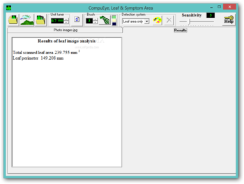 Compu Eye, Leaf & Symptom Area screenshot 2