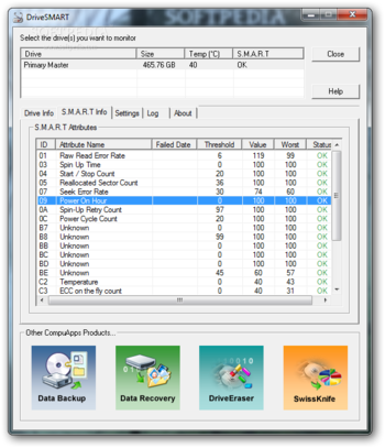 CompuApps DriveSMART screenshot 2