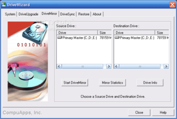 CompuApps DriveWizard screenshot 2