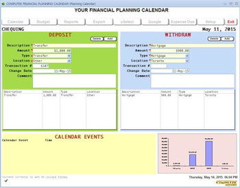 Computek Financial Planning Calendar screenshot 11
