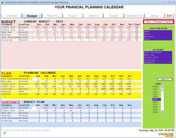 Computek Financial Planning Calendar screenshot 3
