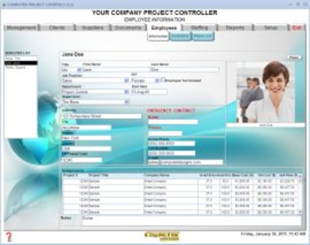 Computek Project Controls screenshot