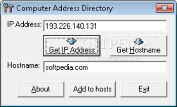 Computer Address Directory screenshot