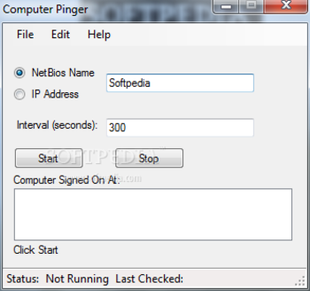 Computer Pinger screenshot