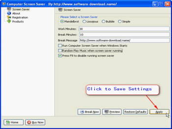Computer Screen Saver screenshot
