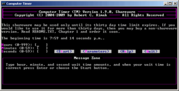 Computer Timer screenshot