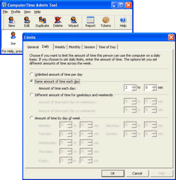 ComputerTime screenshot 2
