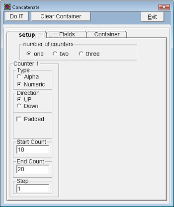 Concatenate screenshot