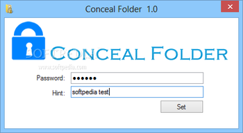 Conceal Folder screenshot