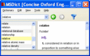 Concise Oxford English Dictionary Win screenshot 2