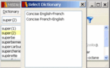 Concise Oxford French Dictionary Win screenshot 2