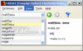 Concise Oxford French Dictionary Win screenshot 3