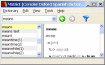 Concise Oxford Spanish Dictionary Win screenshot 2
