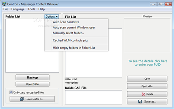 ConCon Retriever screenshot