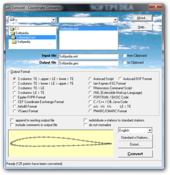 Concord - Coordinate Converter screenshot