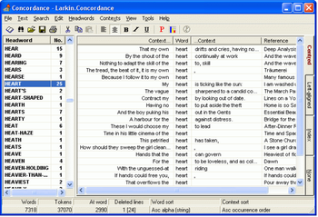 Concordance screenshot 2