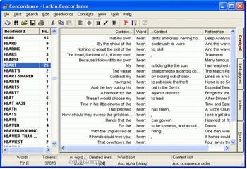 Concordance screenshot 3